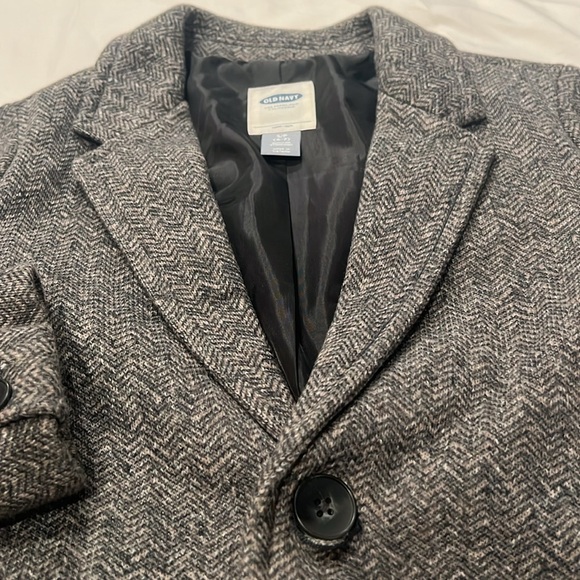 OLD NAVY BOY'S HERRINGBONE SPORTS JACKET - Picture 2 of 3